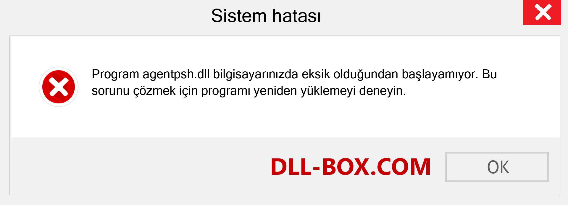 agentpsh.dll dosyası eksik mi? Windows 7, 8, 10 için İndirin - Windows'ta agentpsh dll Eksik Hatasını Düzeltin, fotoğraflar, resimler